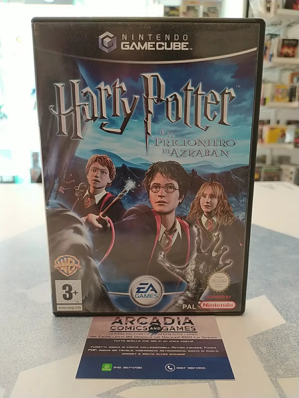 Harry Potter E Il Prigioniero Di Azkaban GameCube PAL Triangolo Blu